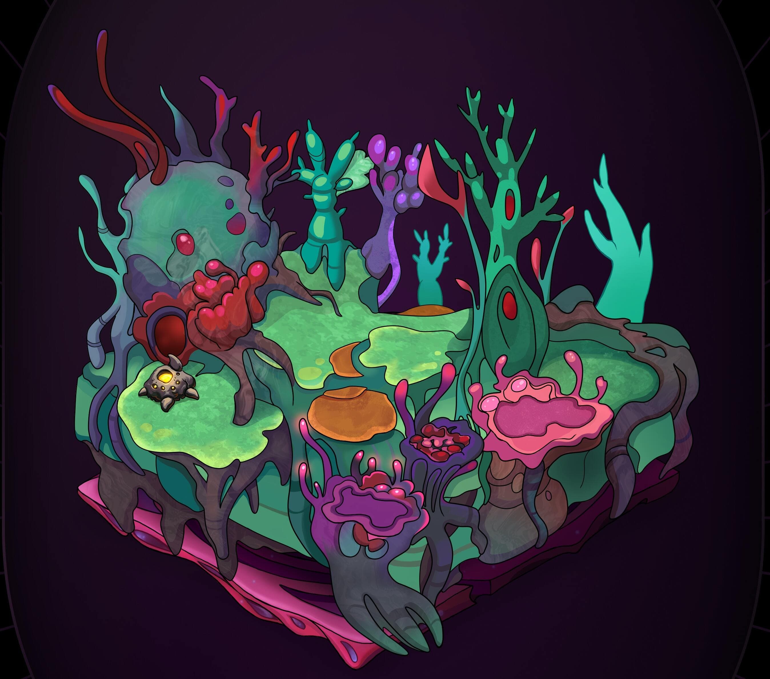 land analytics backdrop